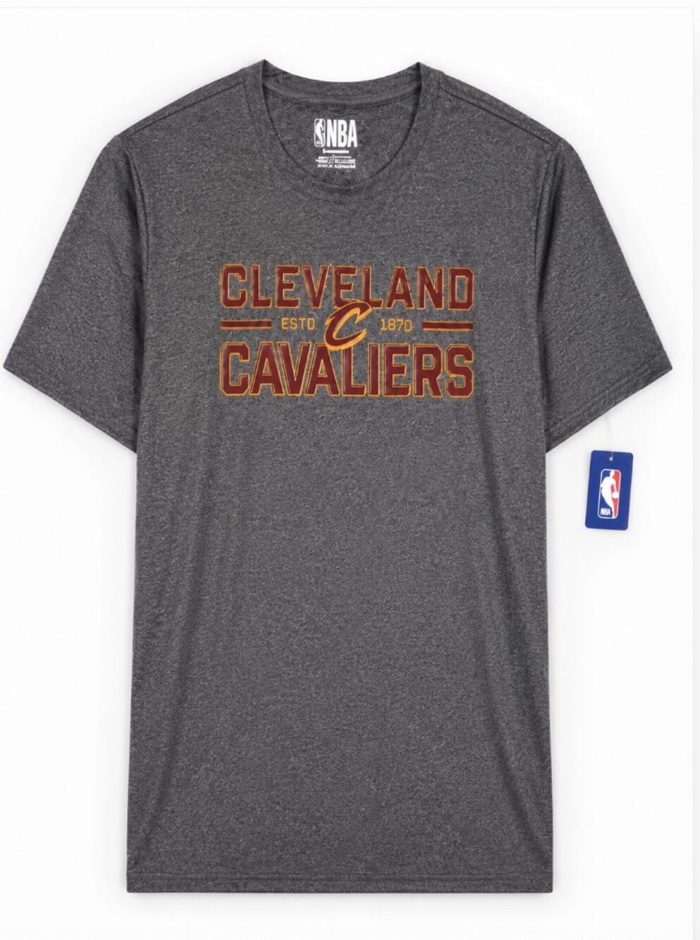 Cleveland Cavaliers NBA Performance T Shirt Mens 3XL Heather Gray NWT Basketball
